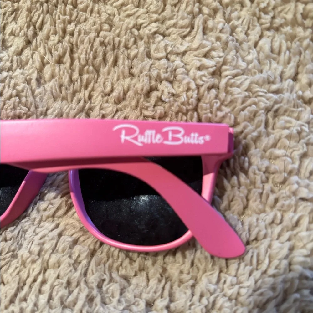 Ruffle Butts Pink Kids Sunglasses